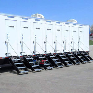 Remorque de <span class=keywords><strong>Douche</strong></span> et Toilettes Extérieure Portable de Luxe Moderne à 8 Postes avec 8 Cabines - Product Image 2