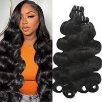 Extensiones de Cabello Humano Virgen Remy Vietnamita de 15A, 100% Sin Procesar, Paquetes Gruesos para Tejido de Cabello, Color Natural para Mujeres
