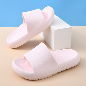 Zapatillas de verano para hombre, suela gruesa, EVA, antideslizantes, transpirables, color blanco marfil, para uso en interiores - Product Image 3