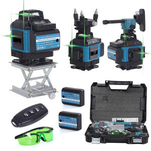 Nivel Láser Verde de 16 Líneas de Alta Precisión, Rotatorio, para Ingeniería y Topografía, con Control Remoto y Estuche - Product Image 2