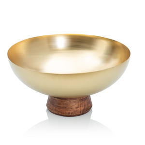 Surface polie de bol de fruits de piédestal plaqué or en métal rond exquis pour le restaurant à la maison Gifiting les bols de service décoratifs - Product Image 3