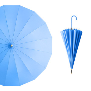 Parapluie publicitaire créatif à manche long en cuir, 16 baleines, style simple et frais, pour femmes, inspiré du Japon et de la Corée du Sud - Product Image 4