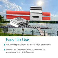 Clip pour module PV en acier inoxydable, norme australienne, clips pour câbles solaires, clip pour fils PV, pince pour câbles, gestion des câbles solaires