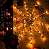 Lámpara LED de araña para Halloween, luz con Control remoto, luminosa, Casa Encantada, decoración interior y exterior, nuevo producto
