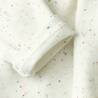 Vêtements pour bébés personnalisés à la mode, tissu en molleton français, robes pour filles, manches longues, robe pour filles à manches longues