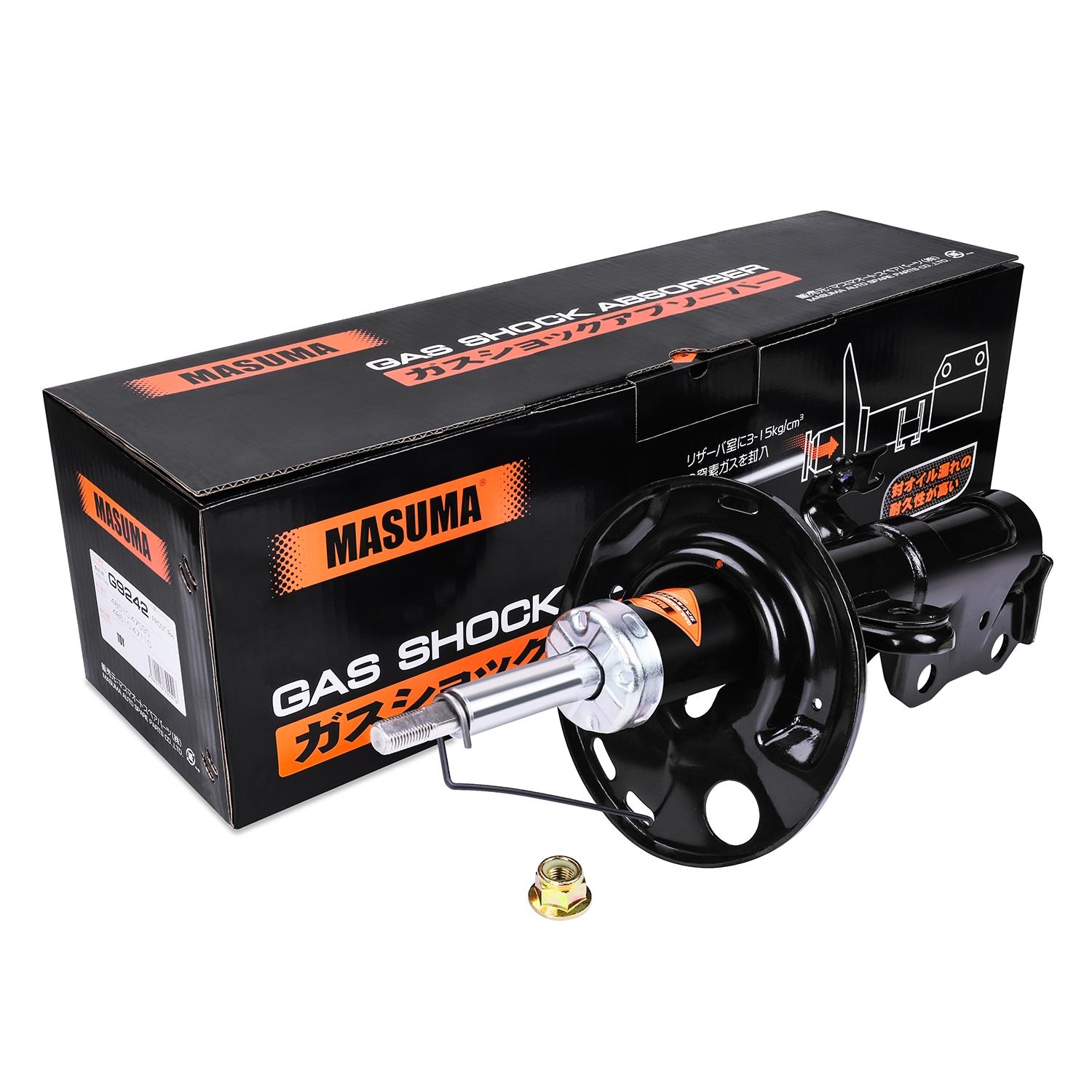 マハーポーシャ Duralast Monotube Shock Absorber MS33-30892B