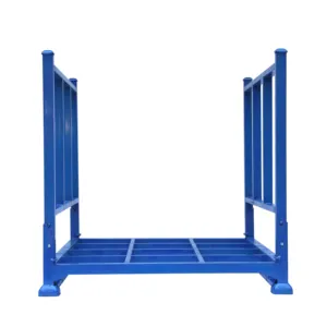 Agile Industrial High Loading Capacity Pallet Foldable Stacking Rack Storage Tire Rack Real Factory In China