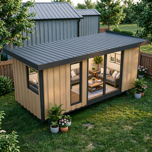 <span class=keywords><strong>Casa</strong></span> <span class=keywords><strong>de</strong></span> Huéspedes Prefabricada, Cabaña <span class=keywords><strong>de</strong></span> Jardín con Diseño Moderno, Espacio <span class=keywords><strong>de</strong></span> Recepción, Mejora la Imagen Empresarial <span class=keywords><strong>en</strong></span> <span class=keywords><strong>Casa</strong></span> - Product Image 1