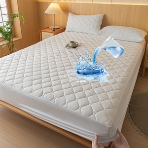 Protège-<span class=keywords><strong>matelas</strong></span> imperméable en TPU uni pour hôtel et maison, 100 % polyester, qualité 500TC, <span class=keywords><strong>housse</strong></span> de protection toutes saisons - Product Image 4