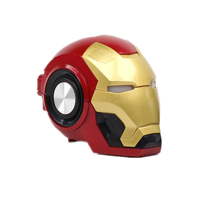 High quality iron man BT voice phone Mini outdoor portable audio music player speaker