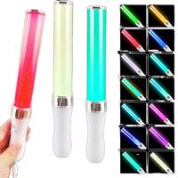 Bâton lumineux LED en plastique, 10 pouces, multicolore, accessoires de fête Kpop
