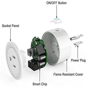 Tuya USA <span class=keywords><strong>Zigbee</strong></span> Ổ Cắm Wi-Fi 3 Chân Đầu Ra Tường WiFi 10A/16A Thông Dụng Với Google Home - Product Image 3
