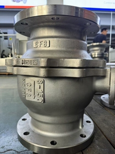 Bille à bride métallique en acier inoxydable CF8 de 2 pouces ANSI150LBS, résistante à l'usure et aux hautes températures, pour transfert d'huile - Product Image 2