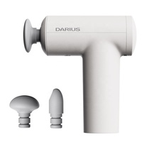 Darius Professionnel Électrique Vibration Muscle Fascia Massage Pistolet 3 Têtes Moteur Brushless 5 Vitesses Force Corps Utilisation 2 Heures