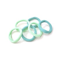 Lot de 50 chouchous sans couture à haute élasticité, colorés, dégradés pastel, aux tons bonbon, pour coiffure