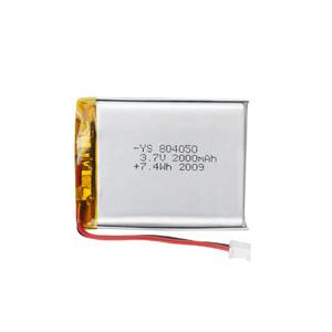 304050ลิเธียมไอออน Lipo 404050 504050 <span class=keywords><strong>604050</strong></span> 704050 904050 104050 804050 3.7V 2000mAh แบตเตอรี่ลิเธียมไอออน - Product Image 1