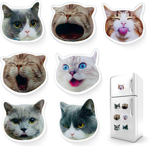 Imán Acrílico para Refrigerador con Diseño de Gato, Personalizable, Flexible, Venta al Por Mayor, para Fotos DIY - Product Image 1