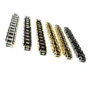 428 520 gold colour professional technology motorcycle timing security chains bracelet sprocket kits motorcycle parts