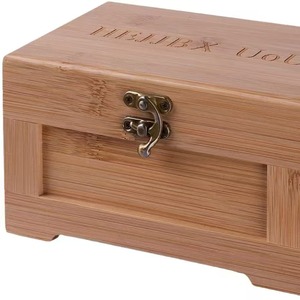 Wooden Pet Cremation Keepsake <b>Box</b> Rectangle Solid Color Secure Desktop Storage <b>Box</b> for Pet <b>Memorials</b> - Product Image 2