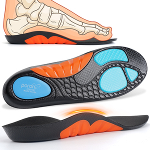 High Rebound Sports Insoles for Running Shock Absorbing Orthotic <strong>Arch</strong> <strong>Support</strong> Flat Feet Pain Relief Shoe Insoles - Product Image 1