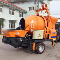 JBS40 portatif de remorque 40m3 bétonnière pompe d'exportation au sénégal
