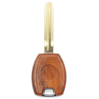 Coque de clé de voiture avec rainure gauche, lame de clé TOY43, boîtier de clé transpondeur, remplacement de clé automobile