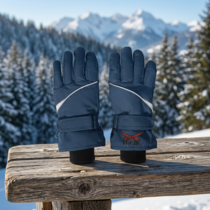 Gants de ski et snowboard imperméables HIKE, compatibles écran tactile, coupe-vent, chauds, en velours, unisexes, pour l'hiver, avec poignets cachés - Product Image 2