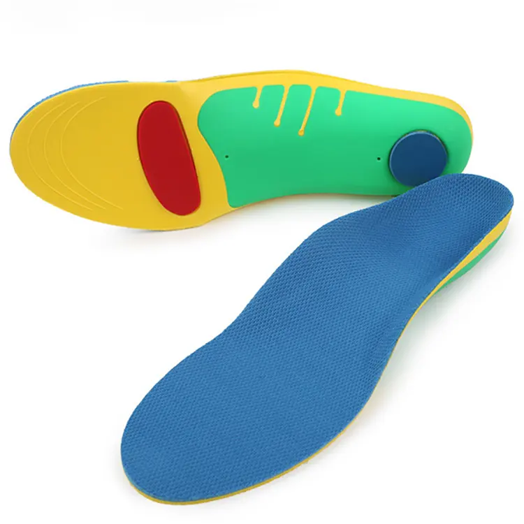 Shock Absorption Pads Silicone EVA Insoles Foot Care for Plantar Fasciitis Heel Spur Running Sport Insoles