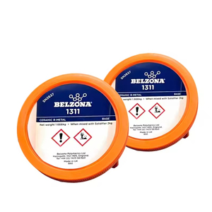 ZT106 Belzona 1311 Ceramic R-Metal Epoxy <b>Adhesive</b> Base and Hardener Set for Metal Repair Marine Offshore Use Made in UK - Product Image 2