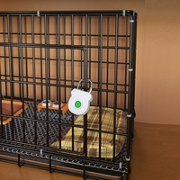 Cadenas antivol biométrique à empreinte digitale pour valise de voyage, tiroir, bagages extérieurs, avec câble en acier