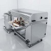 Machine de fabrication de pépites de chocolat de haute qualité à contrôle facile, machine de formage de pépites de chocolat avec tunnel de refroidissement
