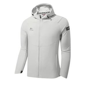 Jaket kustom tahan air dengan hoodie, jaket kustom ritsleting penuh, baju latihan olahraga bulu domba - Product Image 3