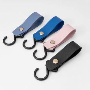 Camping Hook Tools Keychain Detachable PU Leather Hook Keyring - Product Image 2