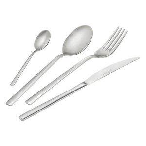 24-piece stainless steel cutlery set FASHION <b>SANDBLASTED</b> Satin chrome COF24FH TSA - Product Image 2