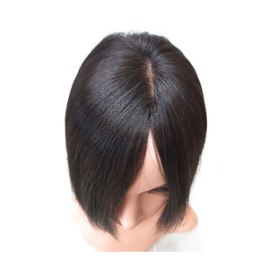 Peluca de cabello humano Cosmo en Korea Premium (14x16)-10 pulgadas, peluca de cabello humano sedoso, suave al tacto, aspecto natural, para uso diario. - Product Image 1