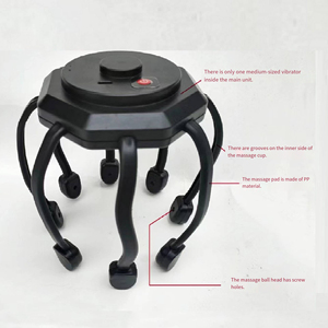 Massageador de Couro Cabeludo Ergonômico Recarregável Massageador de Cabeça Portátil Versátil Massageador Terapêutico para Cabelo - Product Image 5