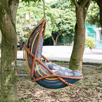 Fauteuil suspendu moderne d'extérieur en rotin PE pour patio, balançoire de jardin, balcon, terrasse, cour, villa, hôtel
