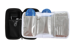 Sac isotherme portable en EVA pour l'extérieur, vente en gros, pour médicaments, insuline, barres froides, glace, protection anti-odeurs, 2-3 compartiments, fermeture éclair - Product Image 3