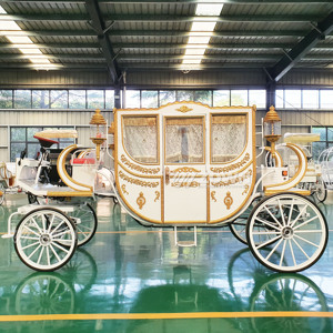 Chariot Électrique Royal Personnalisé Style Princesse Design Rétro 4 Roues pour Usage Commercial Extérieur et Divertissement - Product Image 2