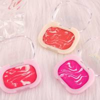 Vente en gros Blush poudre logo personnalisé fard à joues poudre carré magnétique couleur crème douce voie lactée fard à joues marbré