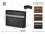 Portafoglio da uomo in pelle con incisione, confezione regalo di lusso MHT 100101 - Product Image 1