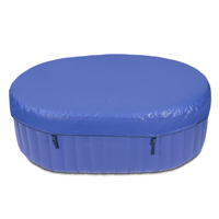 Baignoire Spa Gonflable Pliable Portable Universelle avec Capacité de 550L en PVC pour 2 Personnes Utilisation Intérieure et Extérieure