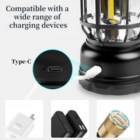 Lampe LED Lumineuse Étanche d'Urgence pour Utilisation Intérieure et Extérieure, Tentes, Randonnée ou Ouragan