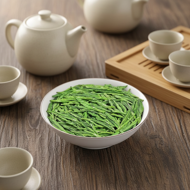 Fujian Longjing Green Tea Raw Bottle Health Tea New Taste Mellow Spring Tea Wholesale Grade a 500g