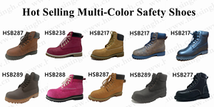 ZH-botas de seguridad para fábrica, botas de seguridad resistentes al calor con estilo de nubuck de cemento, para el mercado australiano, HSB217 - Product Image 5