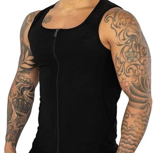 Chaleco Moldeador para Hombre, Material PU, Capa Interior Azul, Ropa Deportiva para Fitness - Product Image 2