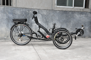 Tricycle à moteur arrière 20 pouces 36V12Ah 350W, 3 roues, OEM-TR9, tricycle adulte pas cher en aluminium - Product Image 2