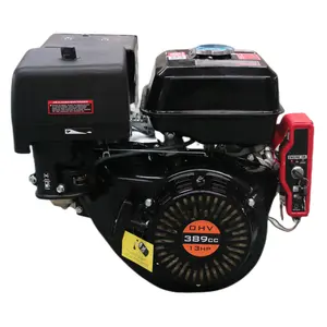 Yüksek kalite 4 zamanlı 13hp 389cc motor, Mini benzinli motor elektrikli Start ile satılık