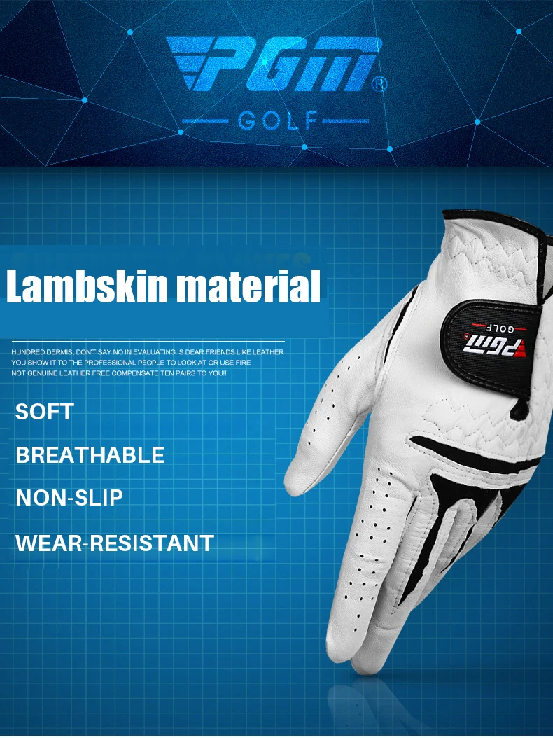 PGM ST002 Premium Leather Golf Gloves For China Wholesale