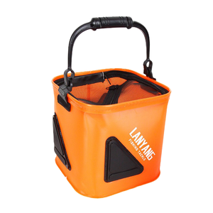 Nouvelle conception de seau à appâts rigides pour la pêche, en matériau PP, utilisation en lac, portable, multifonctionnel, seau pour leurres vivants - Product Image 1